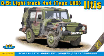 NA ZAMÓWIENIE -0,5t Light truck 4x4 (type 183) Iltis ACE ACE35101 skala 1/35