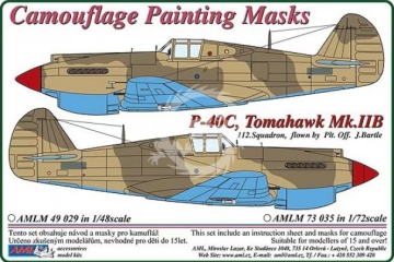 P-40C, Tomahawk Mk.IIB AML amlm 73 035 skala 1/72