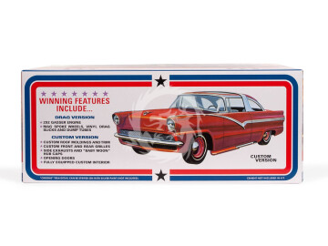 1956 Ford Victoria Hardtop AMT - AMT1308 skala 1/25