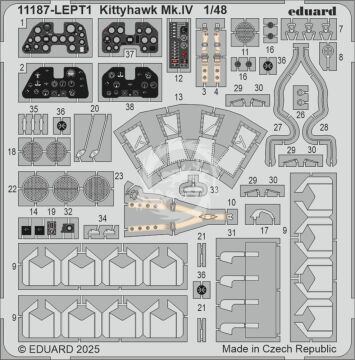 KITTYHAWK DUAL COMBO - Eduard 11187 skala 1/48
