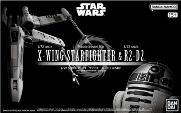 X-Wing & R2-D2 LIMITED EDITION - Bandai 5068616 skala 1/72 + 1/12 Star Wars 
