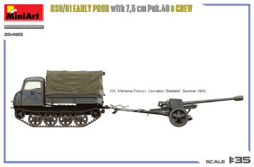 RSO/01 Early Prod. with 7,5 cm Pak.40 & Crew - MiniArt 35485 skala 1/35