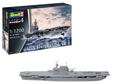 PRZEDSPRZEDAZ -  Starter Kit USS Enterprise CV-6 - Revell 75824 skala 1/1200