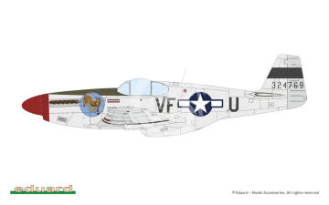  P-51B MALCOLM HOOD - Eduard Plastic Kits 84214 skala 1/48