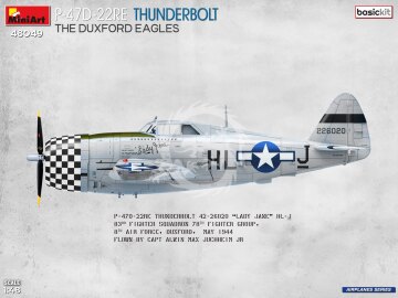 P-47D-22RE Thunderbolt. Orły z Duxford. – Miniart 48049 skala 1:48