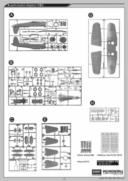 Model plastikowy USN SB2U-3 