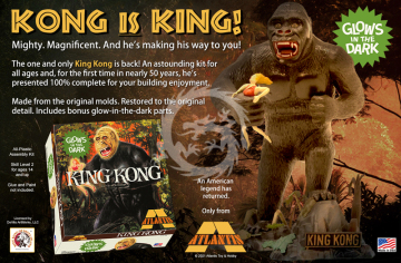 Figurka King Kong Glow Edition - Atlantis 465 skala 1/25