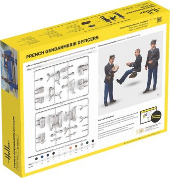  French Gendarmerie Officers - Heller 82751 skala 1/24 