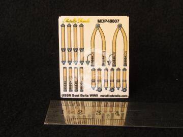 NA ZAMÓWIENIE - USSR seat belts WWII - Metallic Details MDP48007 skala 1/48