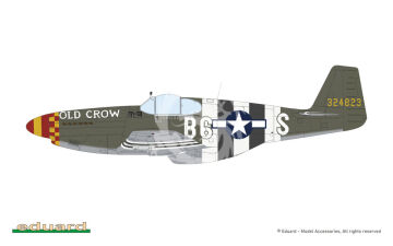  P-51B MALCOLM HOOD - Eduard Plastic Kits 84214 skala 1/48
