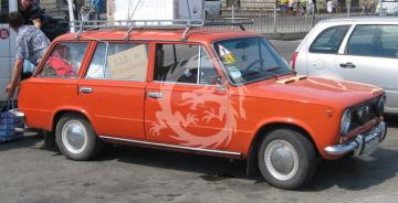 VAZ LADA / AZLK wheels + covers (type4) - Start43 St147 skala 1/24