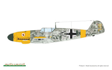 Bf 109F-4 - Eduard 7478 skala 1/72