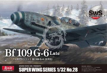 PRZEDSPRZEDAZ - Messerschmitt Bf109 G-6 Late Model - Zoukei-Mura SWS28 skala 1/32