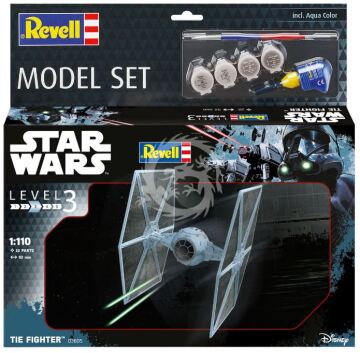 TIE Fighter + farby i klej - Revell 63605 - 1/110