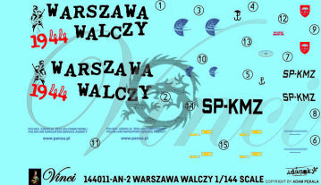 An-2 Warszawa Walczy Vinci 144011 skala 1/144