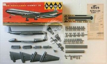 Zestaw De Havilland Comet + pojazdy Hawk HL512 skala 1/144