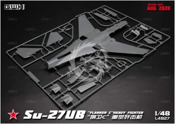 Su-27UB Flanker-C Heavy Fighter Great Wall Hobby L4827 skala 1/48  Nowy model do samodzielnego posklejania i pomalowania, nie zawiera kleju ani farb.