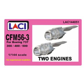 CFM56-3 for Boeing 737 300/400/500 two engines LACI LAC144051 1:144