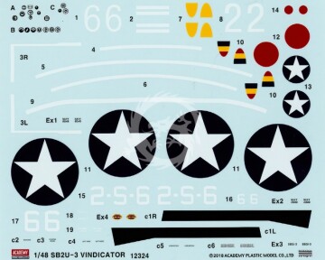 Model plastikowy USN SB2U-3 