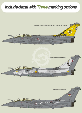 Dassault Rafale C `EC 1/7 Provence 2012' Academy 12346 1/48