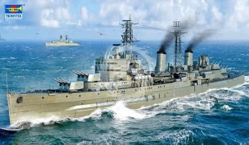 HMS Belfast 1959 Trumpeter 06702 skala 1/700
