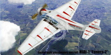 NA ZAMÓWIENIE - Soviet light passengers aircraft NIAI-1 