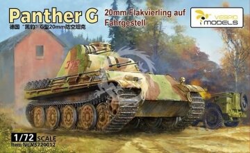 Panther G 20mm Flakvierling auf Fahrgestell Vespid Models VS720012 skala 1/72