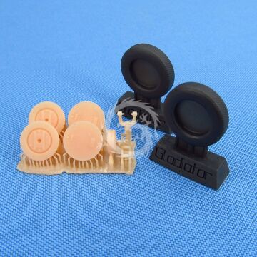 NA ZAMÓWIENIE - Gloster Gladiator Wheels - Metallic Details MDR48247 skala 1/48