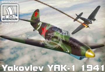 PRZEDSPRZEDAŻ - Yakovlev Yak-1 1941 Brengun BRP72020 skala 1/72