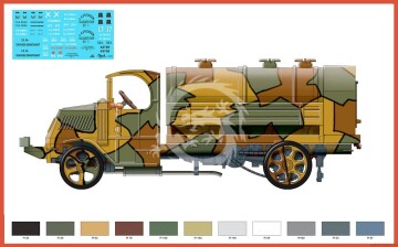 Cysterna Mack AC typ TK3 - póżny - RPM 72405 skala 1/72
