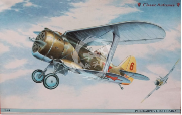 Polikarpov I-153 CHAIKA - Classic Airframes 96 - 406 2995 skala 1/48