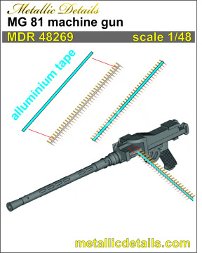 MG 81 machine gun - Metallic Details MDR48269 skala 1/48