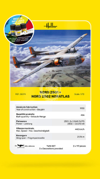 Nord 2501 + Nord 2502 Noratlas Starter Kit - Heller 55374 skala 1/72