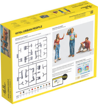 1970s Urban People - Heller 58757 skala 1/24