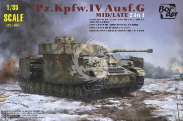 Pz.Kpfw.IV Ausf.G Mid/Late 2 in 1 - Border Model BT-001 skala 1/35