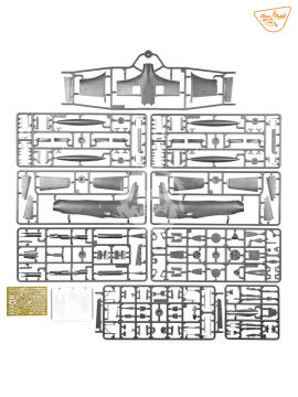  A2D-1 Skyshark - Clear Prop CP72050 skala 1/72