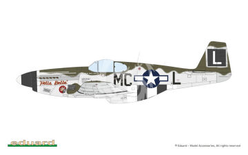  P-51B MALCOLM HOOD - Eduard Plastic Kits 84214 skala 1/48