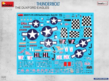 P-47D-22RE Thunderbolt. Orły z Duxford. – Miniart 48049 skala 1:48