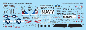 Model plastikowy T-2C Buckeye 'Last Flight', Wolfpack WP10011, skala 1/72