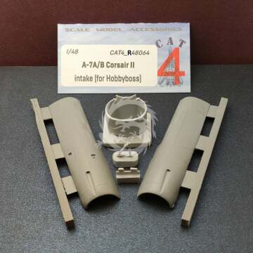 Zestaw A-7A/B Corsair II intake (for Hobbyboss) Cat4 R48064 skala 1/48