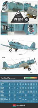 Model plastikowy USN SB2U-3 