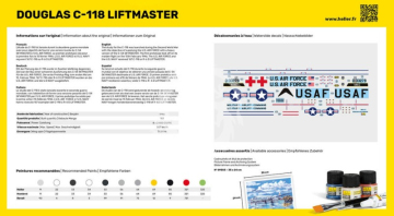 Douglas C-118 Liftmaster model Heller 80317 skala 1/72