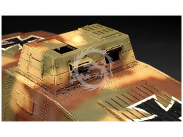 German A7V Tank (Krupp) Meng Model TS-017 skala 1/35