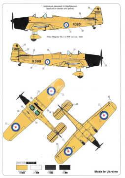 NA ZAMÓWIENIE - Miles Magister Mk.I MikroMir 32-002 skala 1/32