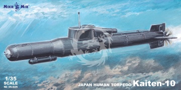NA ZAMÓWIENIE - Japan Human Torpedo Kaiten-10 MikroMir 35-025 skala 1/35