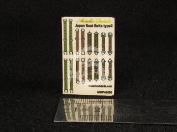 NA ZAMÓWIENIE - Japan seat belts WWII type 2 - Metallic Details MDP48008 skala 1/48