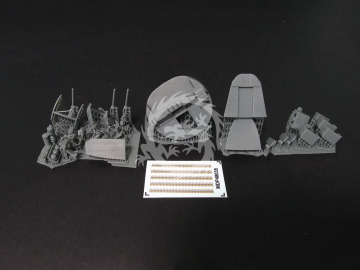 NA ZAMÓWIENIE - B-17F Bombardier’s cockpit (Interior set) for Monogram - Metallic Details MDR48283 skala 1/48