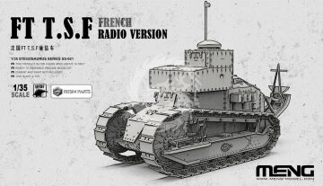 NA ZAMÓWIENIE - French FT T.S.F Radio Version (incl. resin parts) - MENG-Model SS-021 skala 1/35
