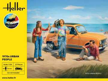 1970s Urban People - Heller 58757 skala 1/24