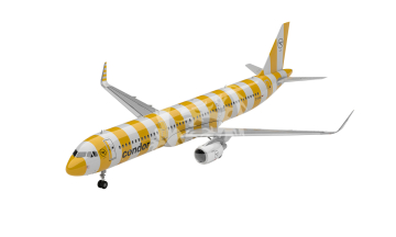 Airbus A321 Condor  + farby i klej - Revell 63788 skala 1/144 